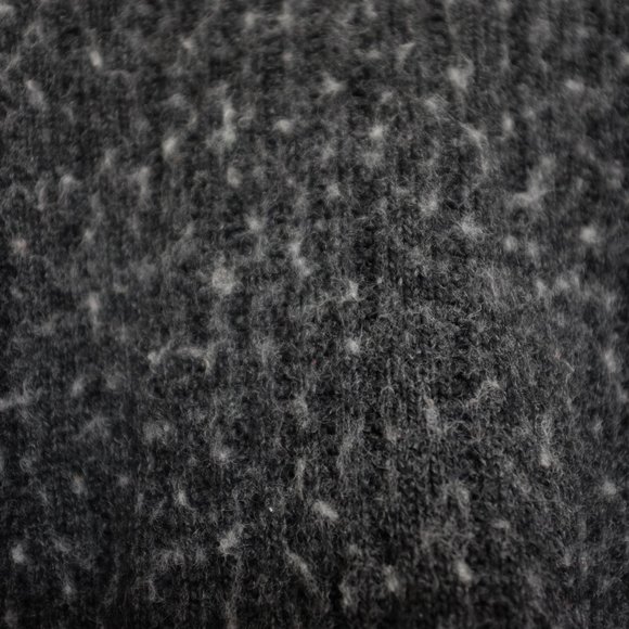 engbers grey zip turtleneck textured wool blend sweater size  L - Picture 3 of 13